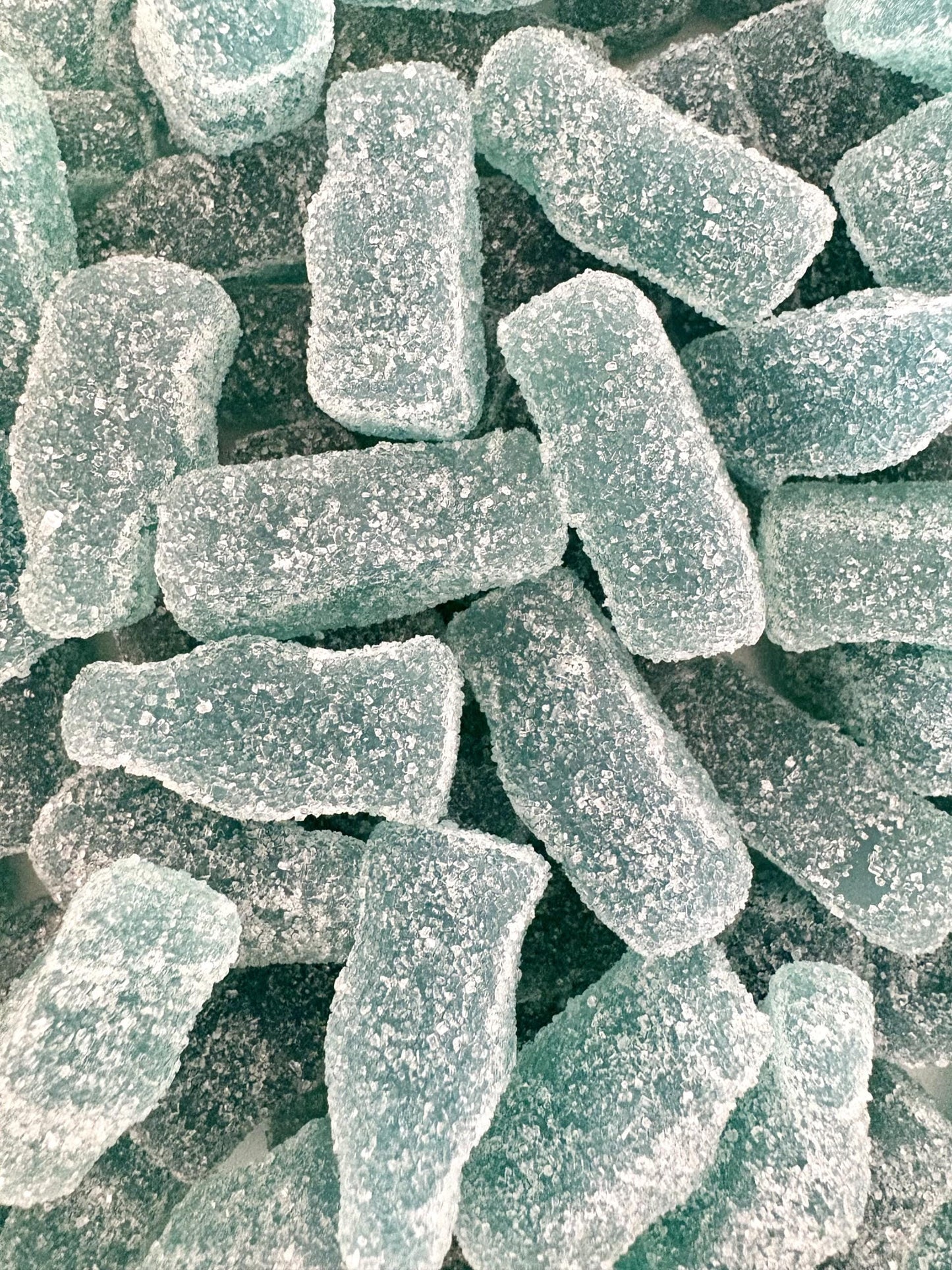 Blue Fizzy Bottles Sweets