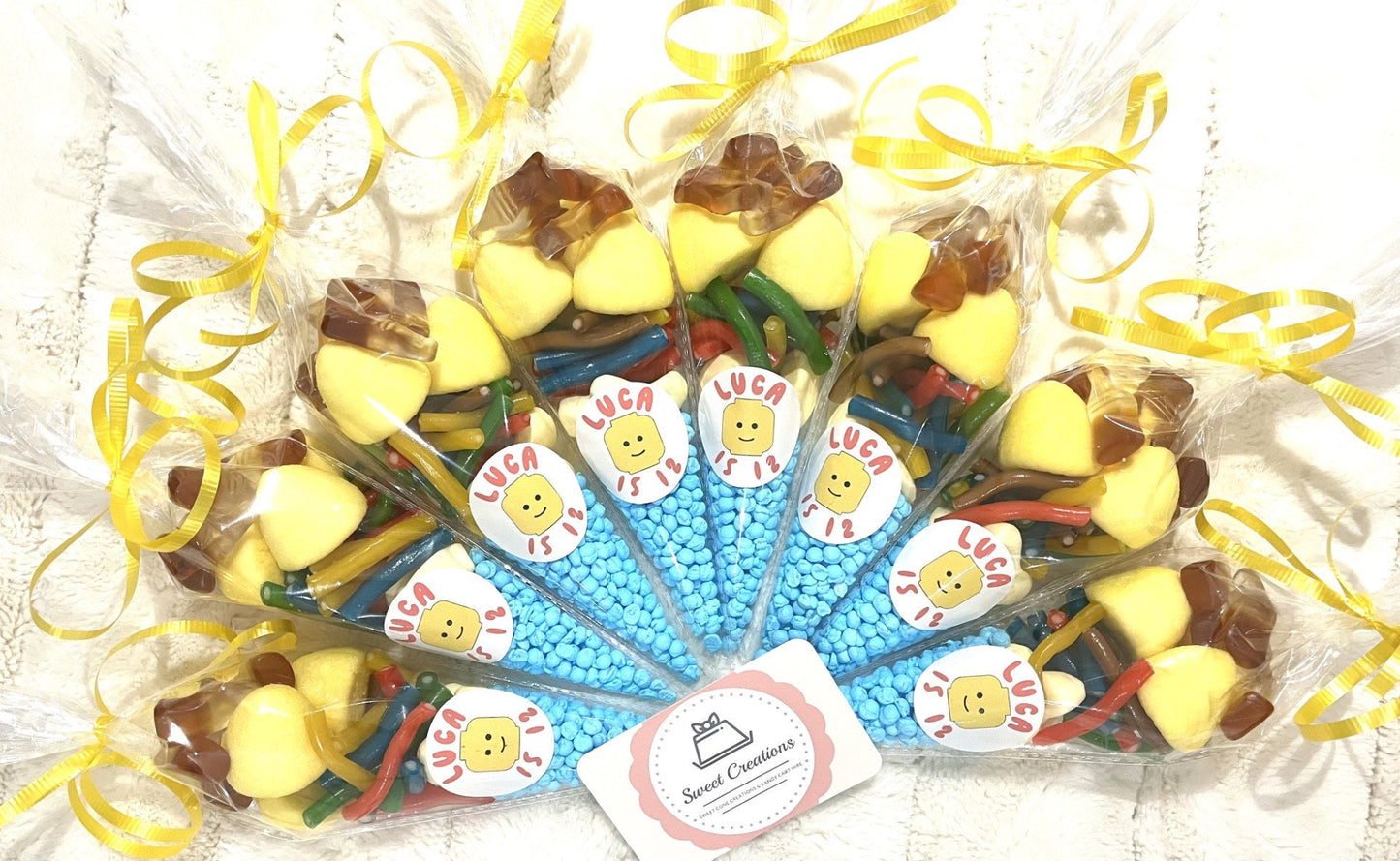 Lego Inspired Sweetie Cones
