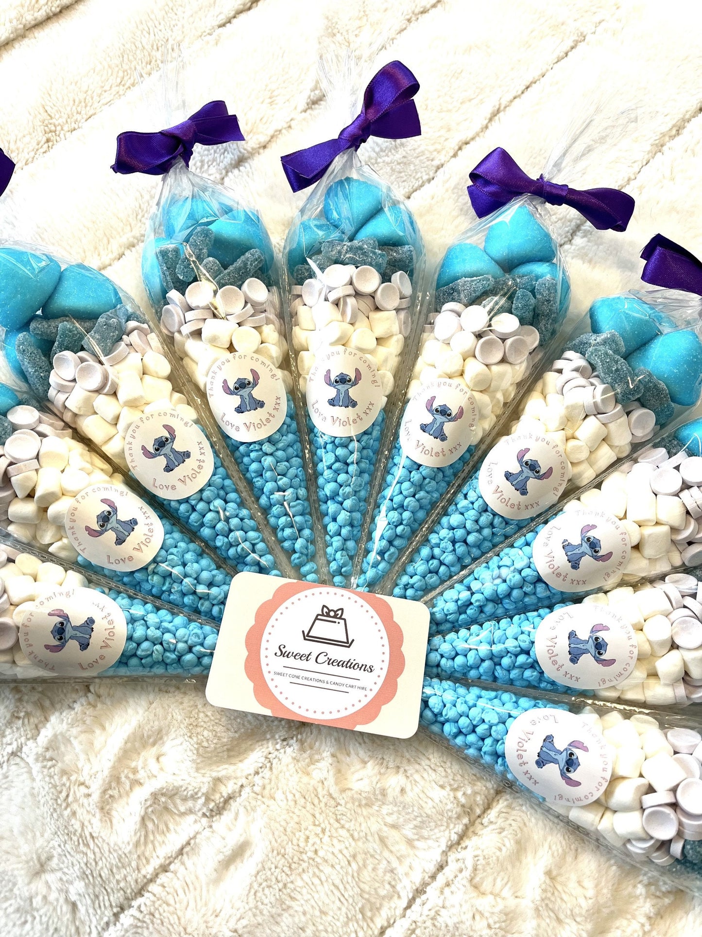 Stitch Inspired Sweetie Cones